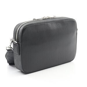 Gucci GG Bag Shoulder Leather Crossbody Black Canvas